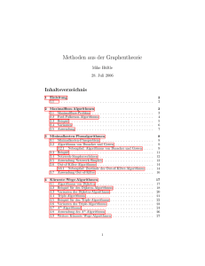 Methoden aus der Graphentheorie