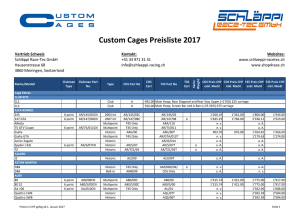 Official Centre Price List 2017_SRT - Schläppi Race