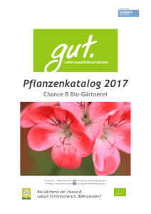 Pflanzenkatalog 2017