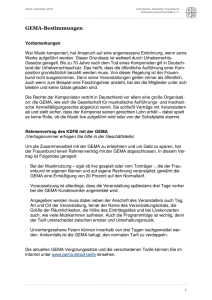 GEMA Bestimmungen - (KDFB) – Diözesanverband Eichstätt