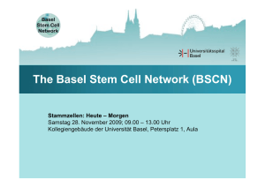 Stammzellen - Basel Stem Cell Network