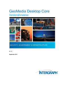 GeoMedia Desktop Core
