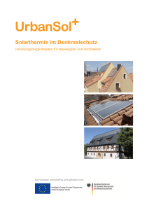 Leitfaden „Solarthermie im Denkmalschutz“