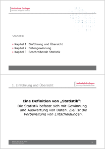 Statistik - Hochschule Esslingen