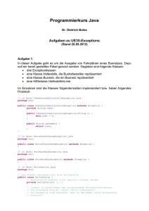 pdf - Programmierkurs Java
