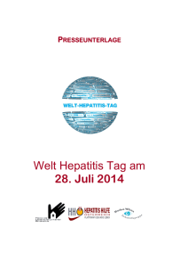 Welt Hepatitis Tag am 28. Juli 2014