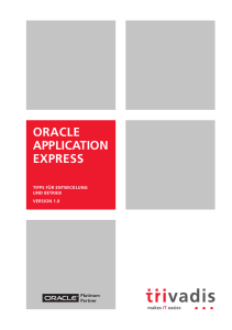 oracle application express