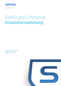 SafeGuard Enterprise Installationsanleitung