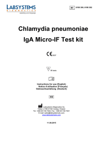 Chlamydia pneumoniae IgA Micro