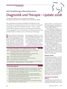 Diagnostik und Therapie – Update 2008