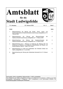 Amtsblatt Nr. 05 / 2004