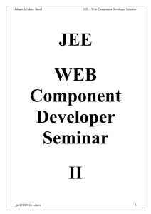 Johann Mildner, Basel JEE – Web Component Developer Seminar