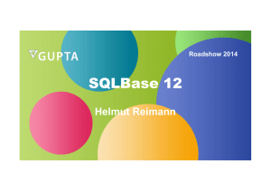 SQLBase 12.0