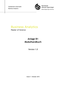 Modulhandbuch