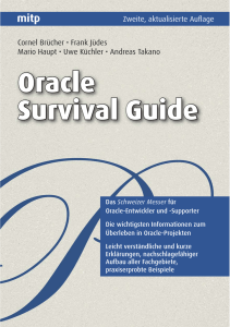 Oracle Survival Guide - Verlagsgruppe Hüthig Jehle Rehm GmbH
