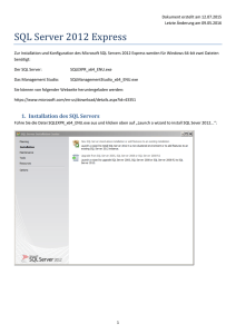 SQL Server 2012 Express - TIKANIS KBS