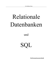 Datenbanken Theorie