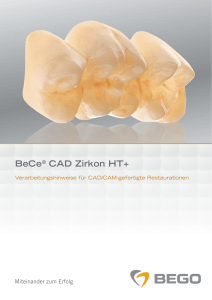 BeCe® CAD Zirkon HT+