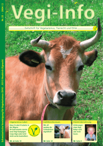 Zeitschrift für Vegetarismus, Tierrecht und Ethik