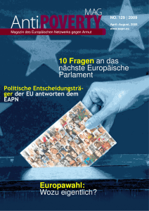 10 Fragen an das nächste Europäische Parlament Europawahl