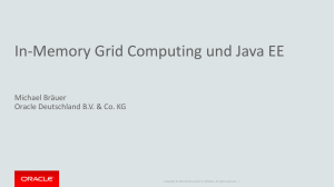 In-Memory Grid Computing und Java EE