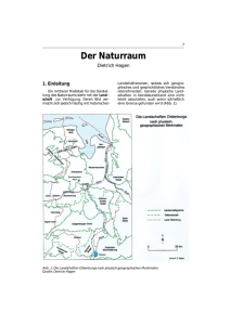 Der Naturraum - Niedersachsen