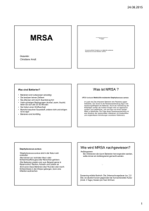 Präsentation MRSA [Kompatibilitätsmodus]