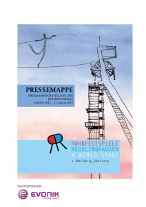 Pressemappe 2015 - WDR 3 Kulturpartner
