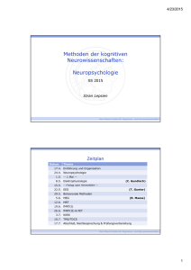 Neuropsychologie - Max-Planck-Institut für Kognitions