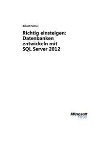 Datenbanken entwickeln mit SQL Server 2012