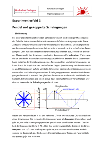 Pendel und gekoppelte Schwingungen