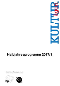 Programm 1. Halbjahr 2017
