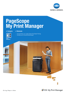 PageScope My Print Manager