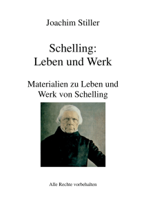 Schelling - von Joachim Stiller