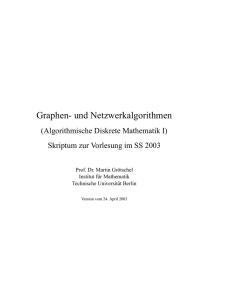 Graphen- und Netzwerkalgorithmen