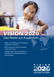 2. VISION 2020 – Das Recht auf Augenlicht