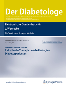 Der Diabetologe - Agaplesion Diakonieklinikum Hamburg