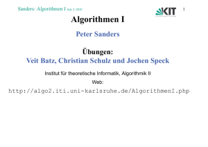 N - am Institut für Theoretische Informatik, Algorithmik II