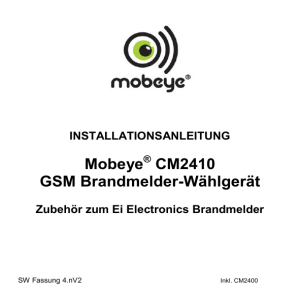 Mobeye CM2410 GSM Brandmelder-Wählgerät
