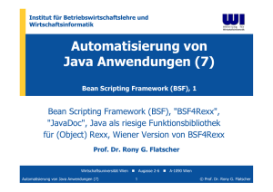 BSF4Rexx - Wirtschaftsuniversität Wien