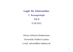 Logik für Informatiker