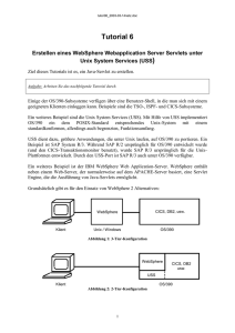 6.WebSpere Webapplication Server Servlets unter USS