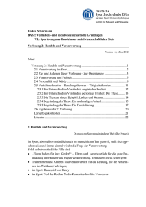 Volker Schürmann BAS2: Verhaltens- und sozialwissenschaftliche