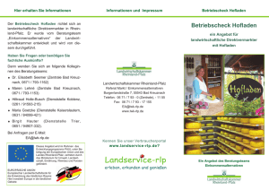 Betriebscheck Hofladen - Landwirtschaftskammer Rheinland