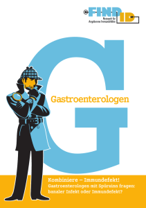 Kurz-Info: Für Gastroenterologen - Find-ID