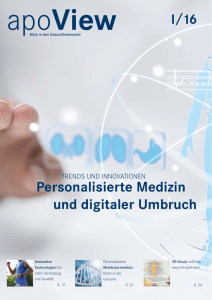Personalisierte Medizin und digitaler Umbruch