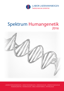 Spektrum Humangenetik