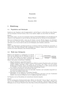 Statistik - Rainer Hauser