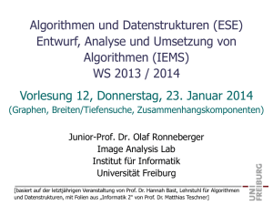 Algorithmen und Datenstrukturen ESE, Vorlesung 10