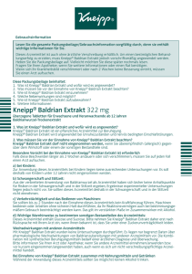 Kneipp® Baldrian Extrakt 322 mg